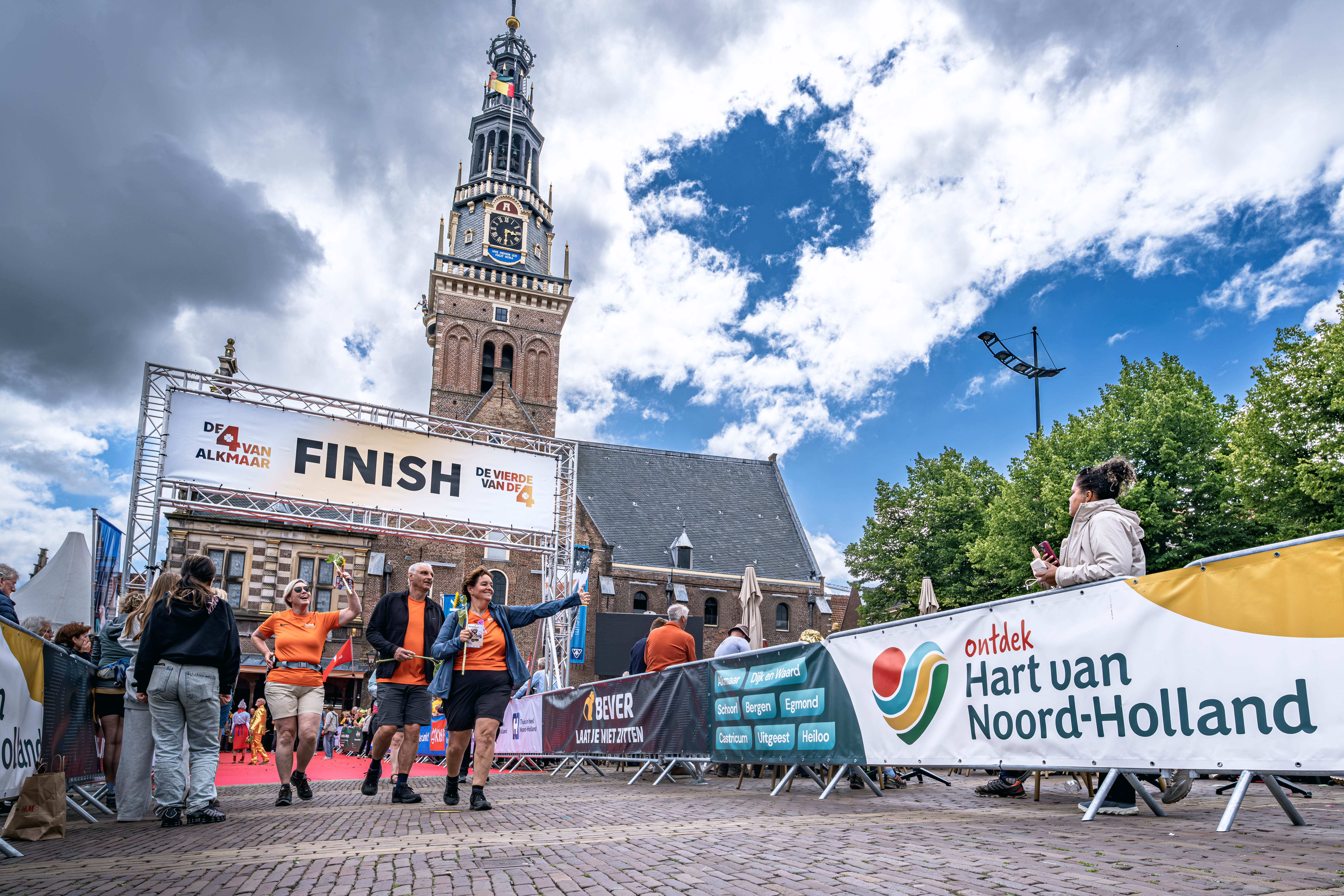 De 4 van Alkmaar op het Waagplein